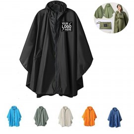 Rain Poncho Jacket Coat Logo Imprinted
