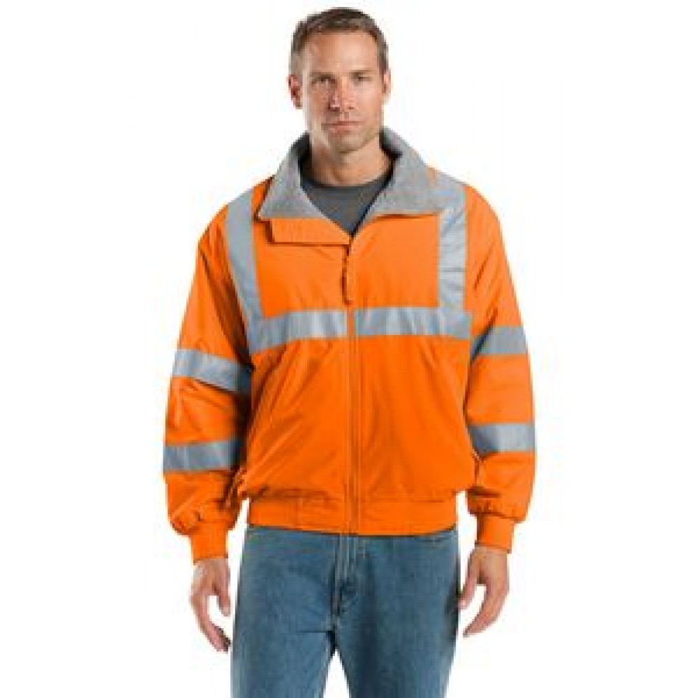 Custom Printed Port Authority Enhanced Visibility Challenger Jacket w/Reflective Taping Custom Printed Port Authority Enhanced Visibility Challenger Jacket w/Reflective Taping