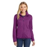 Port Authority Ladies' Sweater Fleece Jacket Custom Printed