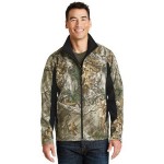 Logo Imprinted Port Authority Camouflage Colorblock Soft Shell Jacket