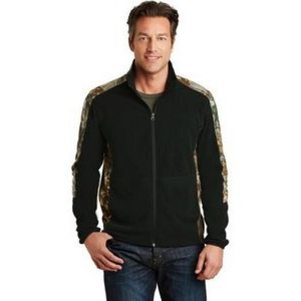 Custom Embroidered Port Authority Men's Camouflage Microfleece Full-Zip Jacket Custom Embroidered Port Authority Men's Camouflage Microfleece Full-Zip Jacket