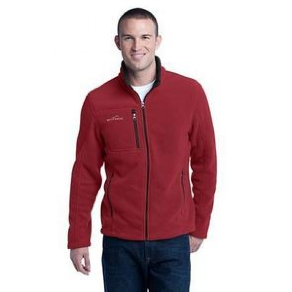 Logo Imprinted Eddie Bauer Men's Full-Zip Fleece Jacket Logo Imprinted Eddie Bauer Men's Full-Zip Fleece Jacket