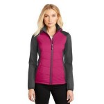 Logo Imprinted Port Authority Ladies' Hybrid Soft Shell Jacket