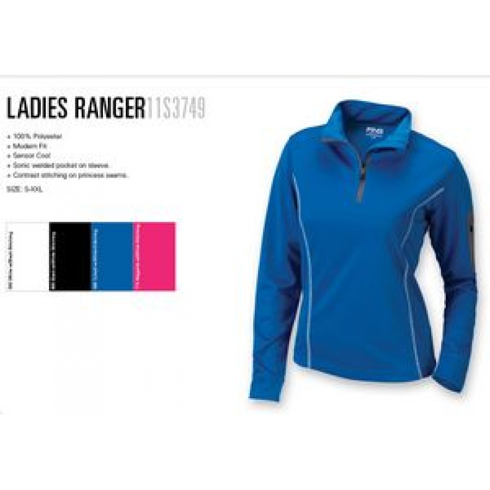 11S3749 Ping Ladies' Ranger 1/4 Zip - SOLD OUT READ BELOW Custom Embroidered 11S3749 Ping Ladies' Ranger 1/4 Zip - SOLD OUT READ BELOW Custom Embroidered