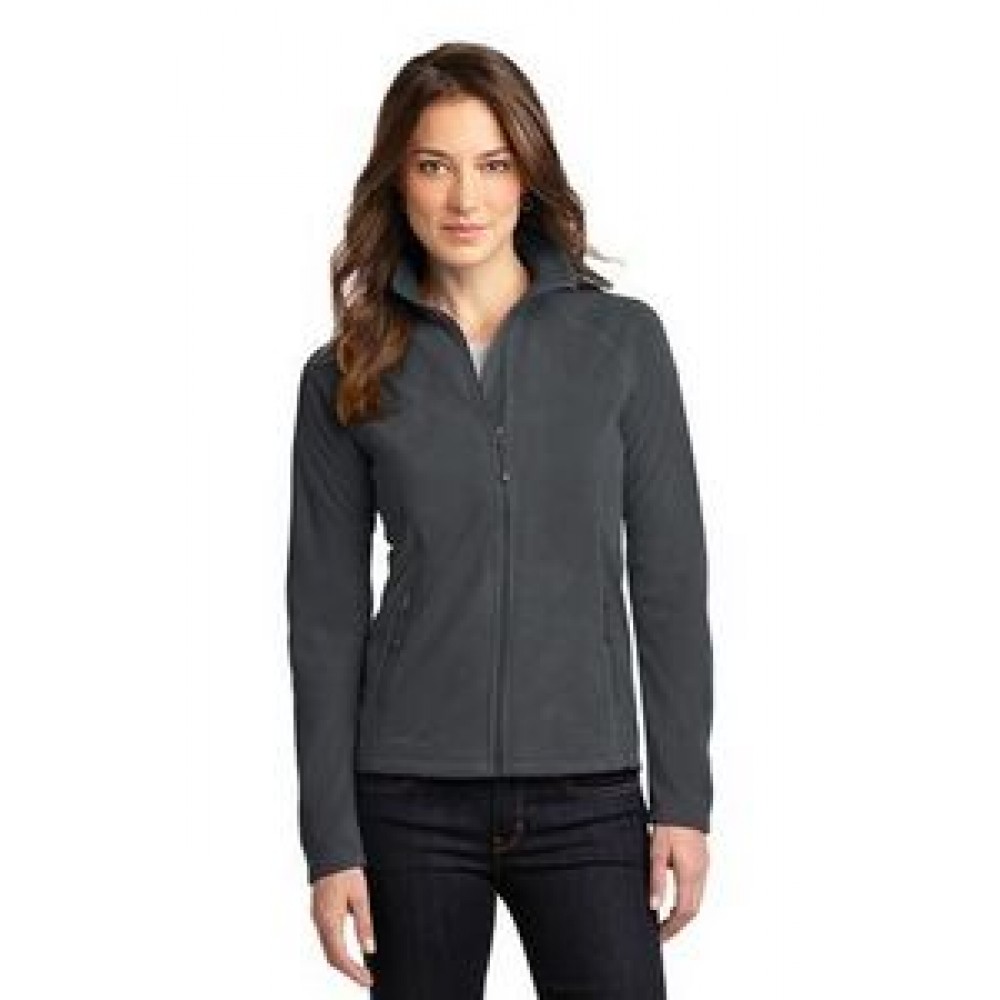 Eddie Bauer Ladies' Full-Zip Microfleece Jacket Logo Imprinted Eddie Bauer Ladies' Full-Zip Microfleece Jacket Logo Imprinted