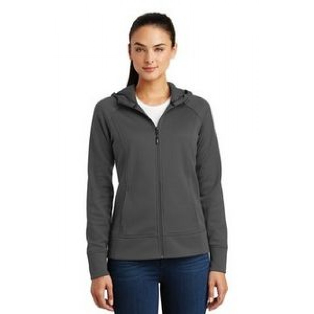 Logo Imprinted Sport-Tek® Ladies' Rival Tech Fleece Full Zip Hooded Jacket Logo Imprinted Sport-Tek® Ladies' Rival Tech Fleece Full Zip Hooded Jacket