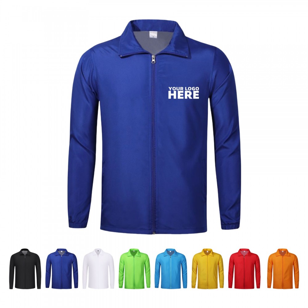 Workwear Windbreaker Jacket Custom Embroidered