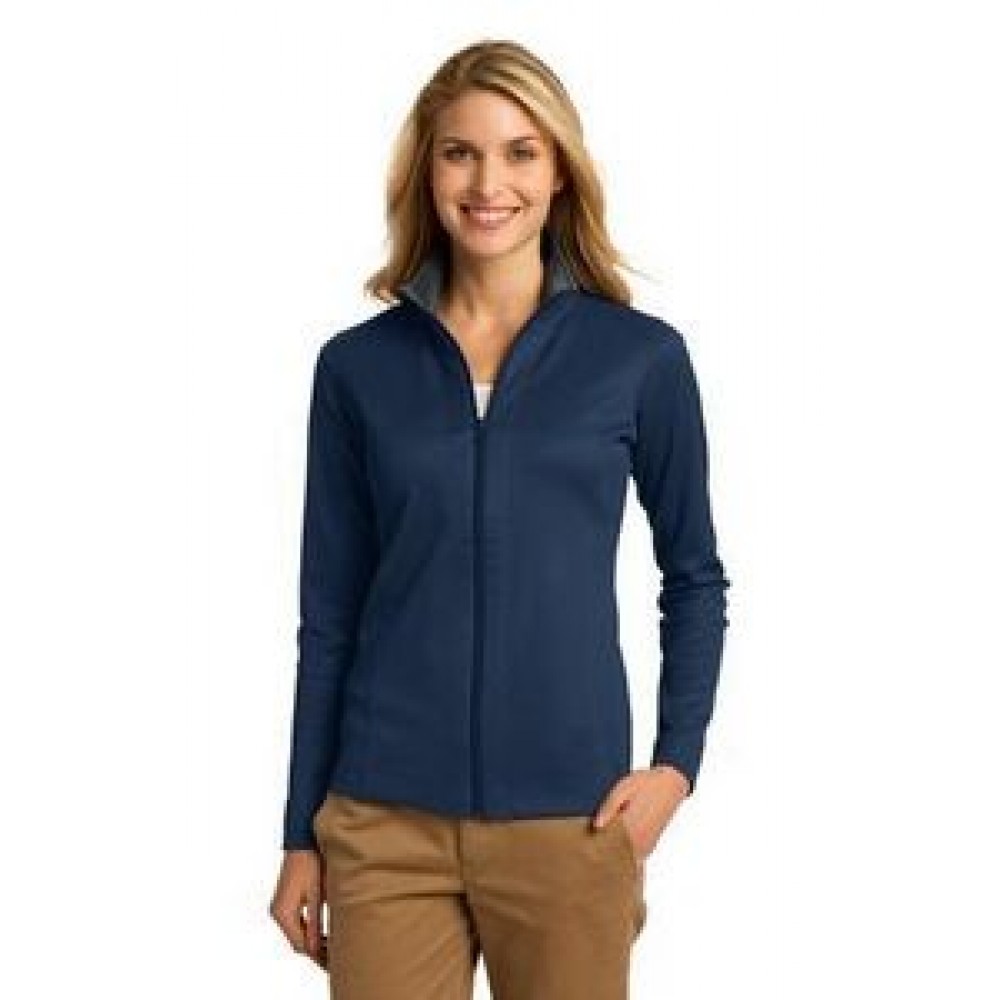Custom Printed Port Authority Ladies' Vertical Texture Full-Zip Pullover Jacket Custom Printed Port Authority Ladies' Vertical Texture Full-Zip Pullover Jacket