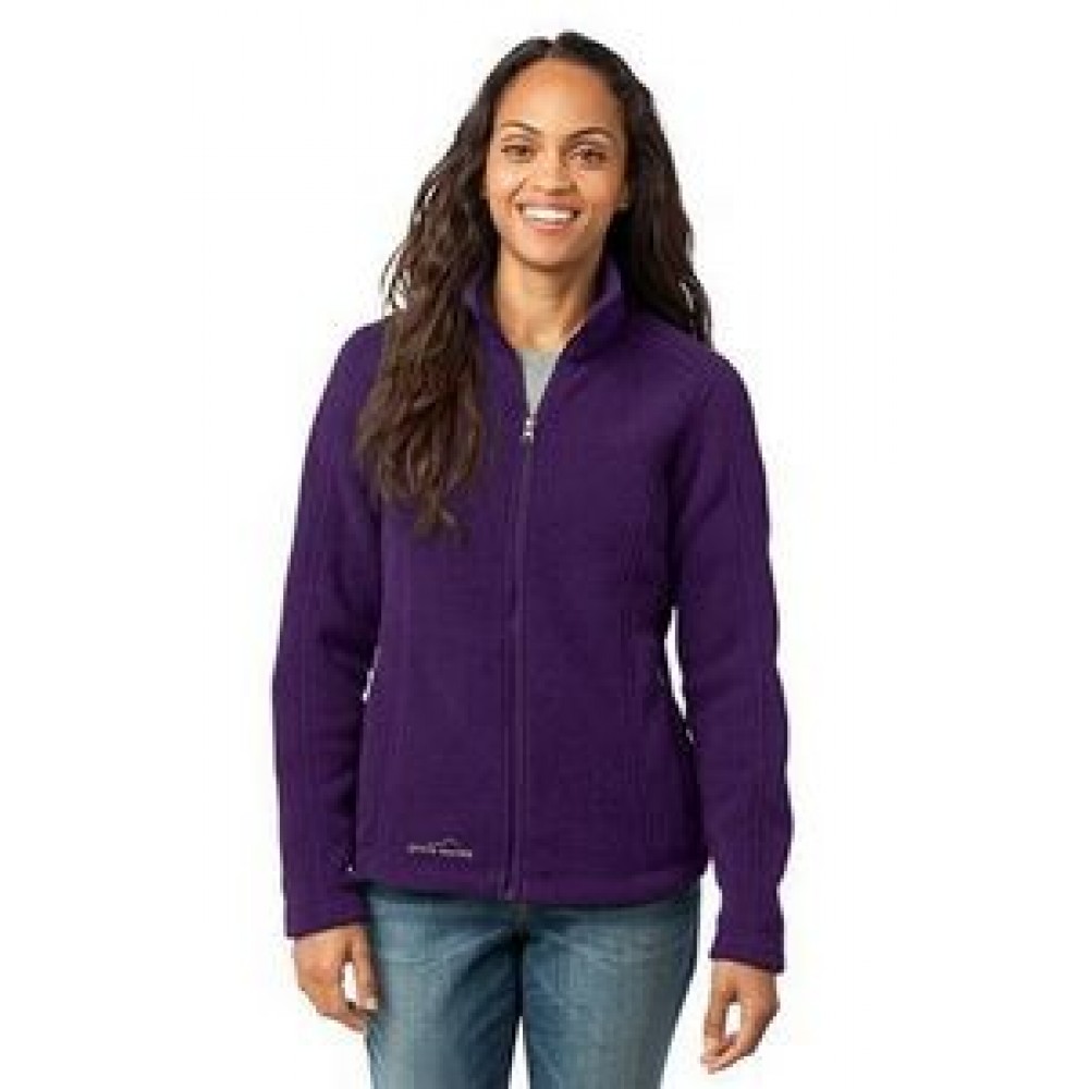 Custom Printed Eddie Bauer® Ladies' Full-Zip Fleece Jacket Custom Printed Eddie Bauer® Ladies' Full-Zip Fleece Jacket