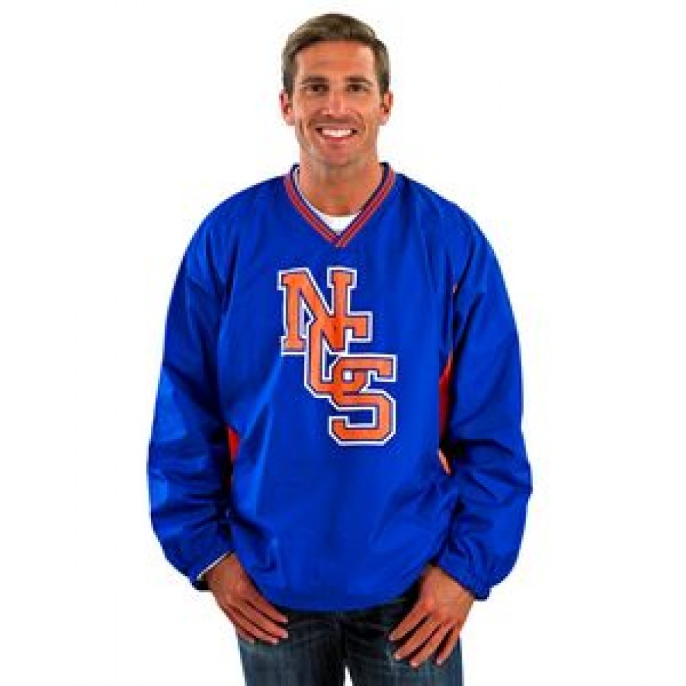 Custom Embroidered V-Neck Wind Shirt Custom Embroidered V-Neck Wind Shirt