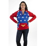 Pull-Over 1/4 Zip Hooded Ragland Sleeve Sweatshirt Custom Printed