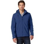 Custom Printed Eddie Bauer Men's Hooded Soft Shell Parka Jacket