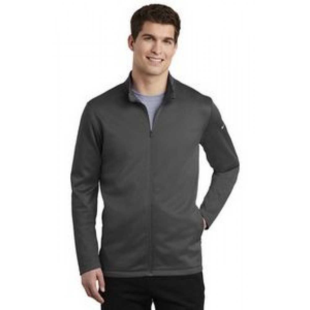 Nike Men's Therma-FIT Full-Zip Fleece Jacket Logo Imprinted Nike Men's Therma-FIT Full-Zip Fleece Jacket Logo Imprinted