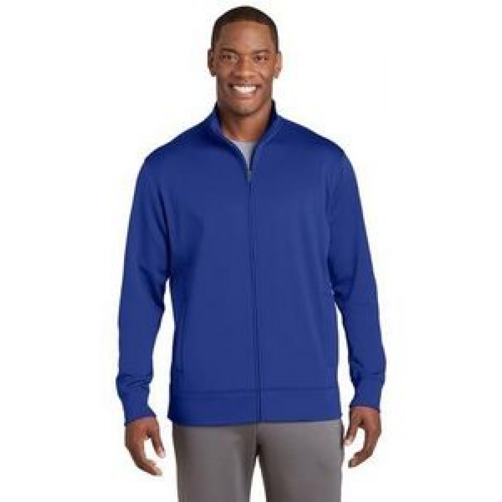 Custom Embroidered Sport-Tek Men's Sport-Wick Fleece Full-Zip Jacket Custom Embroidered Sport-Tek Men's Sport-Wick Fleece Full-Zip Jacket