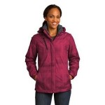 Port Authority Ladies Brushstroke Print Insulated Jacket Custom Embroidered