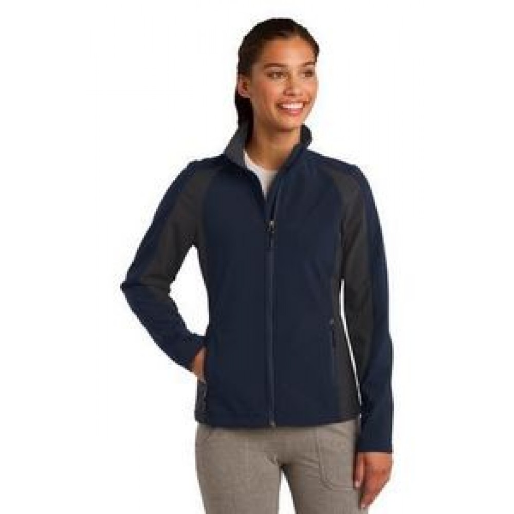 Custom Printed Sport-Tek® Ladies Colorblock Soft Shell Jacket Custom Printed Sport-Tek® Ladies Colorblock Soft Shell Jacket