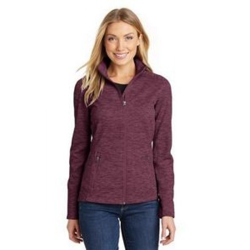 Port Authority Ladies' Digi-Stripe Fleece Jacket Custom Printed Port Authority Ladies' Digi-Stripe Fleece Jacket Custom Printed