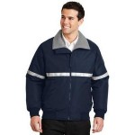 Port Authority Challenger Jacket w/ Reflective Taping Custom Embroidered
