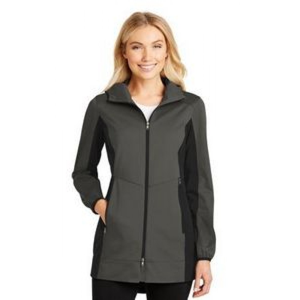 Custom Embroidered Port Authority Ladies' Active Hooded Soft Shell Jacket Custom Embroidered Port Authority Ladies' Active Hooded Soft Shell Jacket