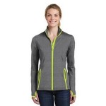 Custom Embroidered Sport-Tek Ladies' Sport-Wick Stretch Contrast Full-Zip Jacket