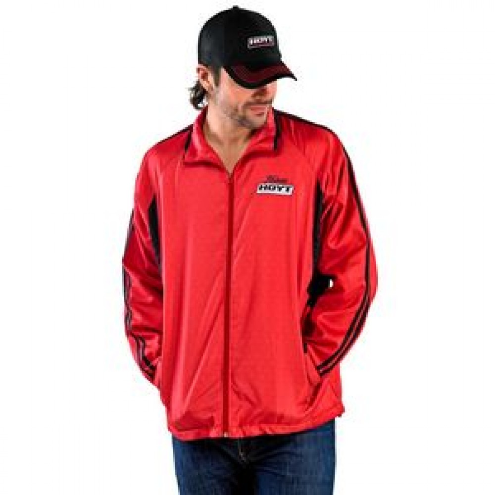 Custom Embroidered Light Weight Zip Up Jacket Custom Embroidered Light Weight Zip Up Jacket