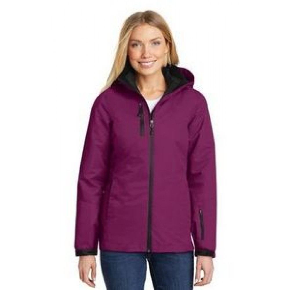 Port Authority Ladies Vortex Waterproof 3-IN-1 Jacket Custom Printed Port Authority Ladies Vortex Waterproof 3-IN-1 Jacket Custom Printed