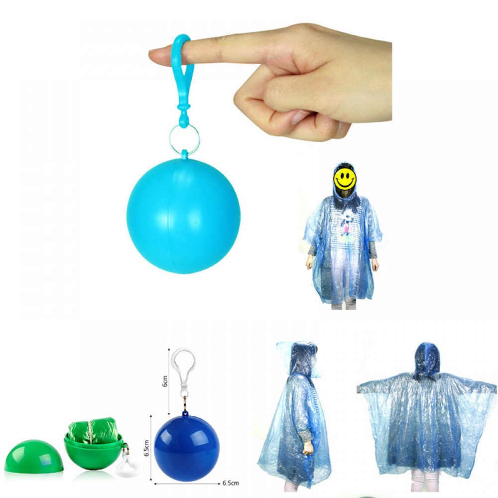 Logo Imprinted Disposable Rain Poncho Ball Raincoat Logo Imprinted Disposable Rain Poncho Ball Raincoat