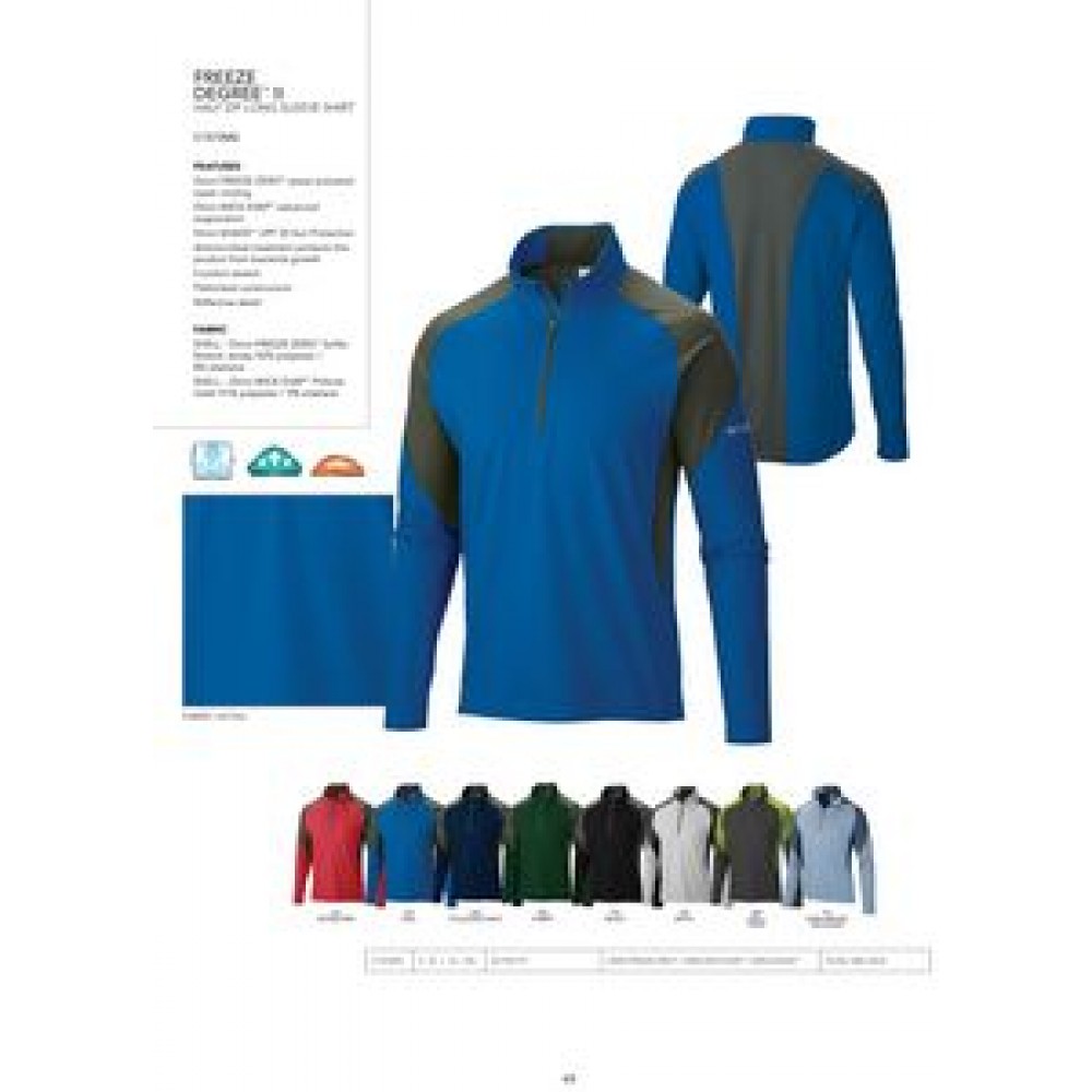 Columbia Men's Freeze Degree II 1/2 Zip Pullover - Blank Custom Embroidered Columbia Men's Freeze Degree II 1/2 Zip Pullover - Blank Custom Embroidered