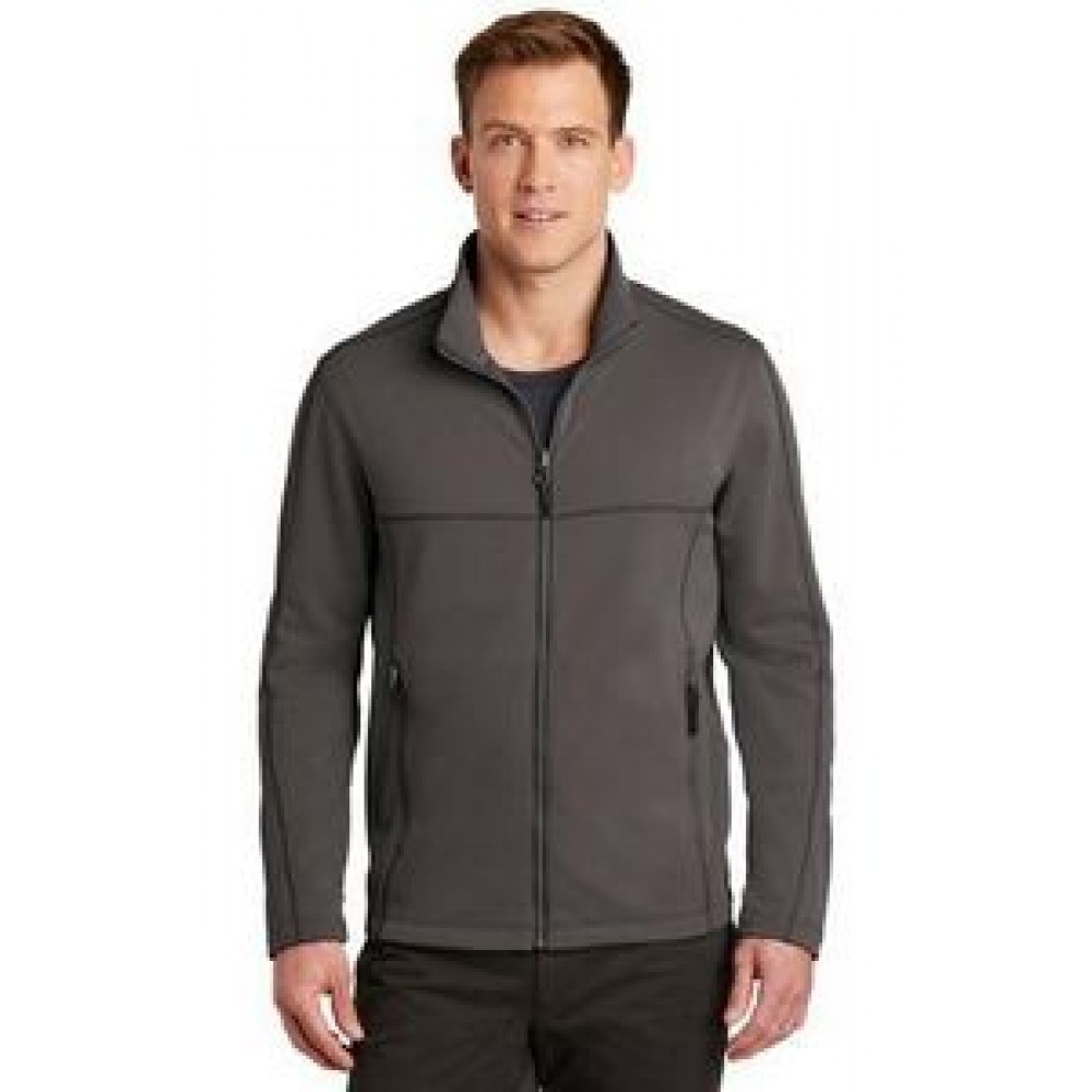 Custom Embroidered Port Authority Men's Collective Smooth Fleece Jacket Custom Embroidered Port Authority Men's Collective Smooth Fleece Jacket