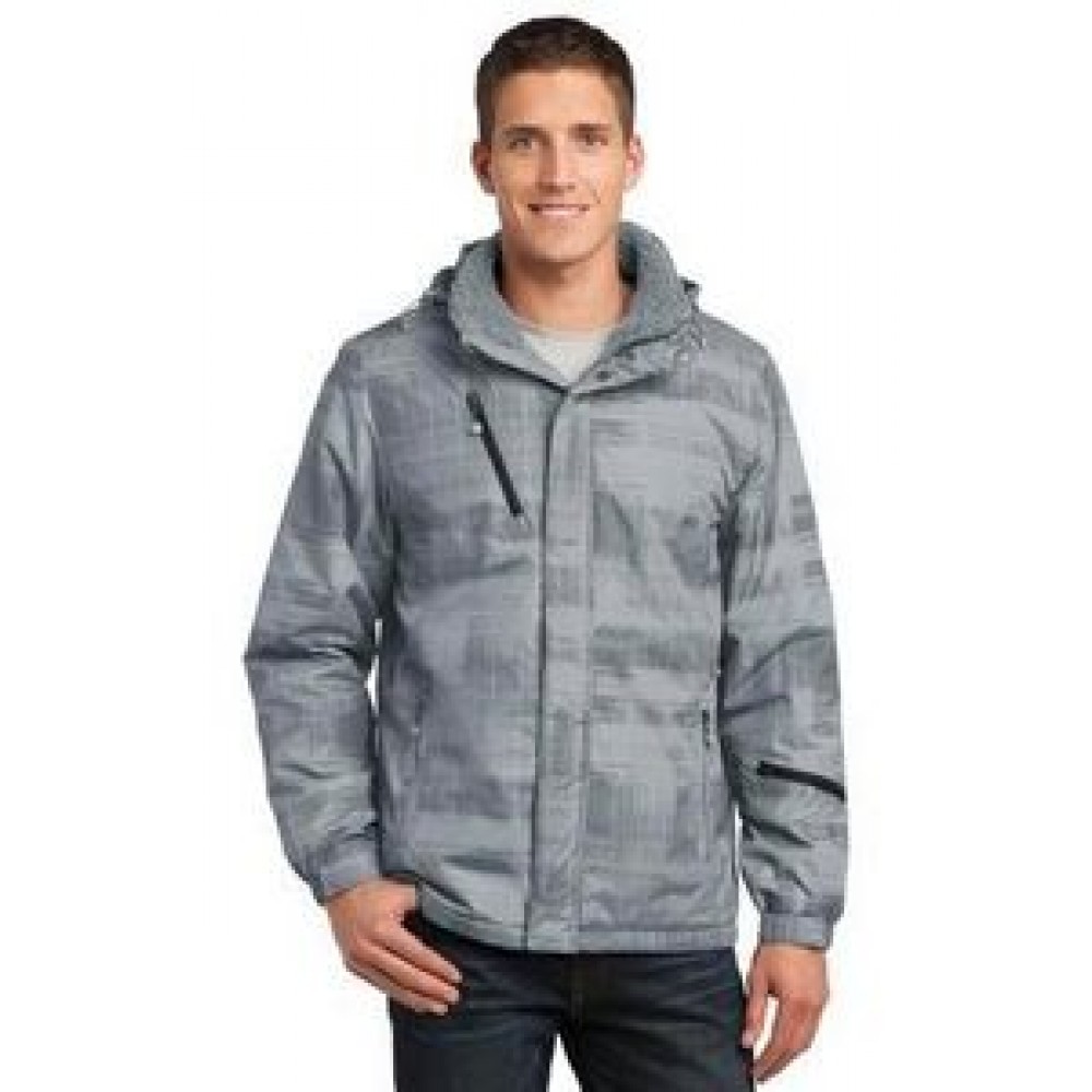 Custom Printed Port Authority® Brushstroke Print Insulated Jacket Custom Printed Port Authority® Brushstroke Print Insulated Jacket