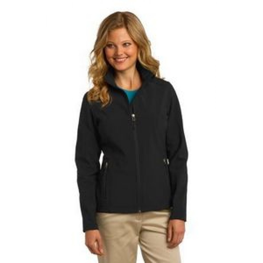 Port Authority® Ladies' Core Soft Shell Jacket Logo Imprinted Port Authority® Ladies' Core Soft Shell Jacket Logo Imprinted