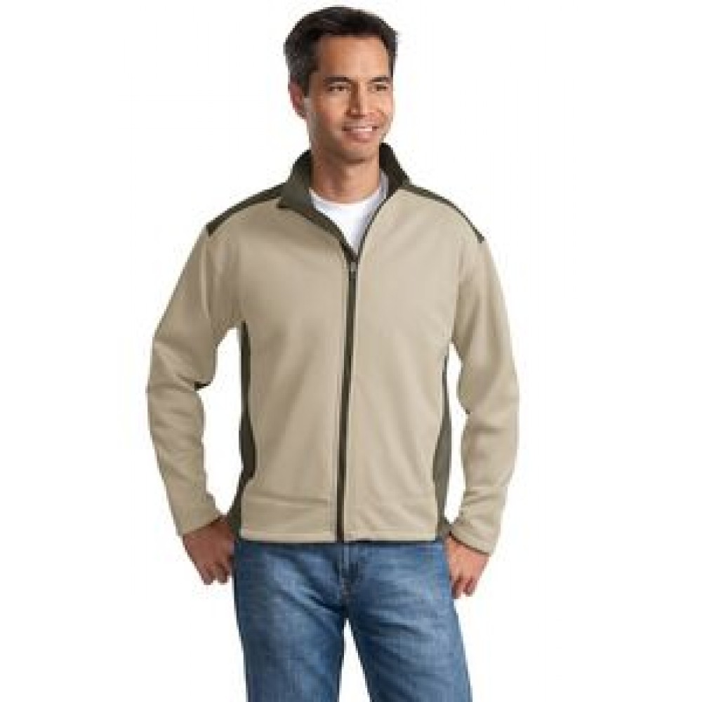 Custom Embroidered Port Authority® Two-Tone Soft Shell Jacket Custom Embroidered Port Authority® Two-Tone Soft Shell Jacket