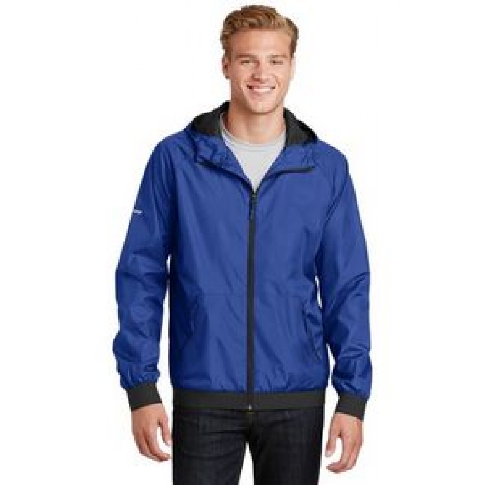 Sport-Tek® Embossed Hooded Wind Jacket Custom Printed Sport-Tek® Embossed Hooded Wind Jacket Custom Printed