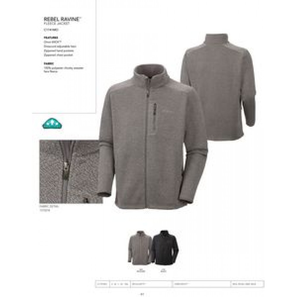 Columbia Omni-Wick Rebel Ravine Full Zip Jacket -Blank Logo Imprinted Columbia Omni-Wick Rebel Ravine Full Zip Jacket -Blank Logo Imprinted