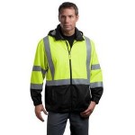 Custom Embroidered Cornerstone ANSI 107 Class 3 Safety Windbreaker Jacket