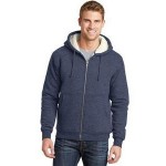 Custom Printed Cornerstone Men's Heavyweight Sherpa-Lined Hooded Fleece Jacket