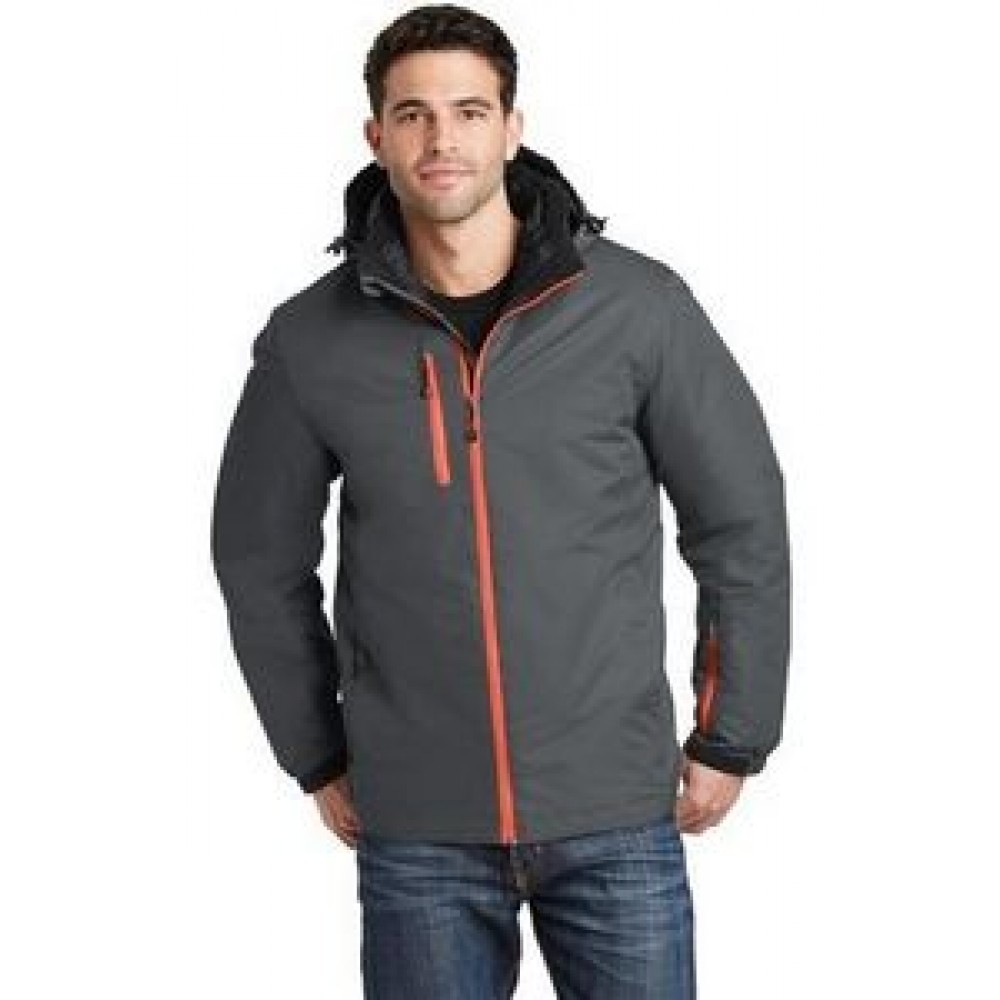 Port Authority Men's Vortex Waterproof 3-in-1 Jacket Logo Imprinted Port Authority Men's Vortex Waterproof 3-in-1 Jacket Logo Imprinted