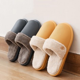 Multifunction Plush Slippers Logo Printed