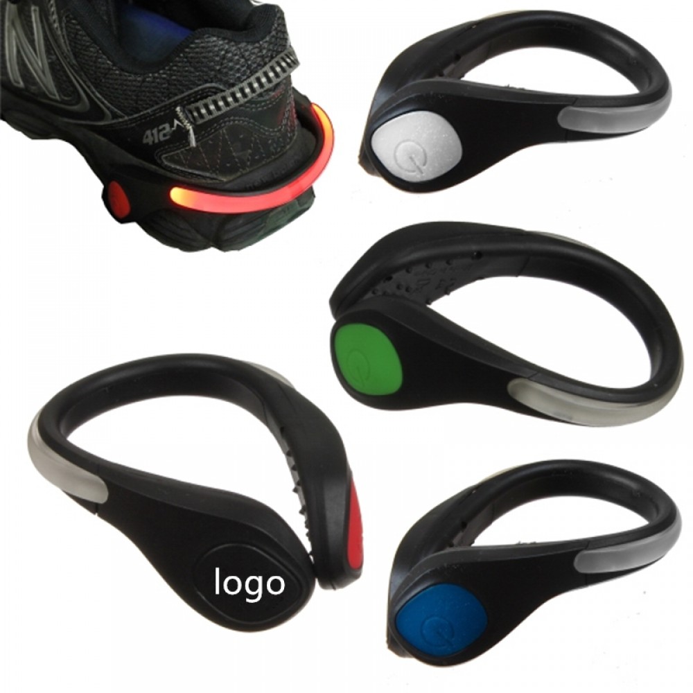 Branded Safety LED Light Shoe Clip For Runners