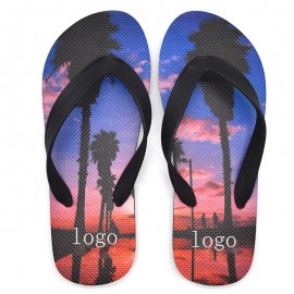 Men Flat Summer Slippers Branded