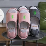 Logo Printed Men Women Indoor Slippers