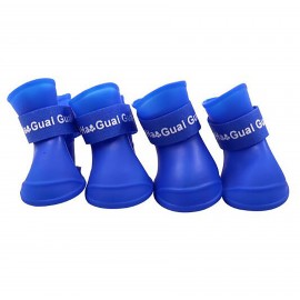 Waterproof Silicone Rain Boots for Pets Branded