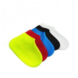 8.25 Inch Travel Non-Slip Silicone Rain Shoe Cover---Small Logo Printed  8.25 Inch Travel Non-Slip Silicone Rain Shoe Cover---Small Logo Printed