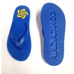 CanCun Sand Imprint Plastic Strap Flip Flop - Men's Custom Imprinted