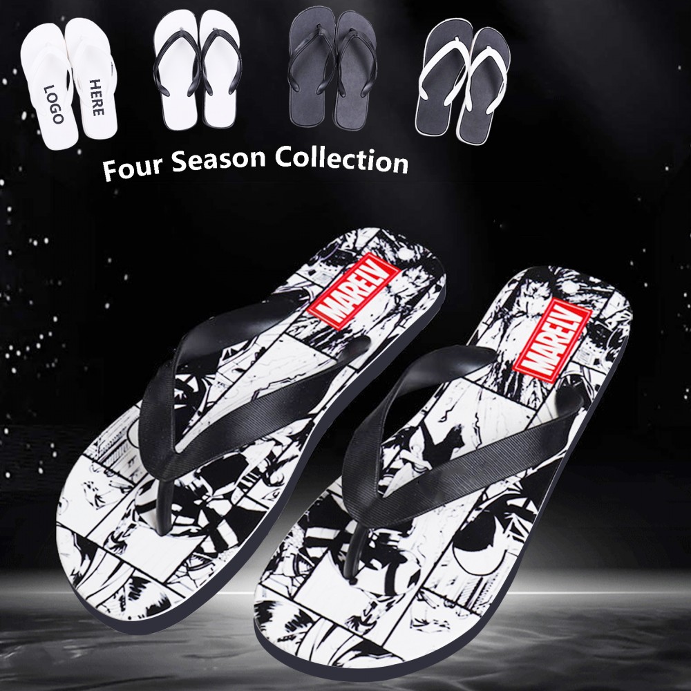 Universal Slipper Flip Flop Logo Printed