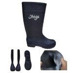 Anti-Skid Kneed Rubber Boots Rain Shoes Custom Imprinted