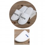 Custom Imprinted Disposable White Slippers