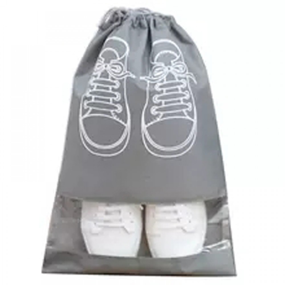 Non-woven Dust-proof Drawstring Bag With Clear Window Branded Non-woven Dust-proof Drawstring Bag With Clear Window Branded