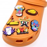 Logo Printed Custom PVC Shoe Charms
