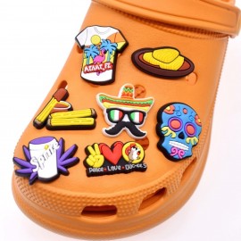 Logo Printed Custom PVC Shoe Charms